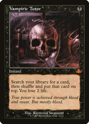 Vampiric Tutor Dominaria Remastered      Foil