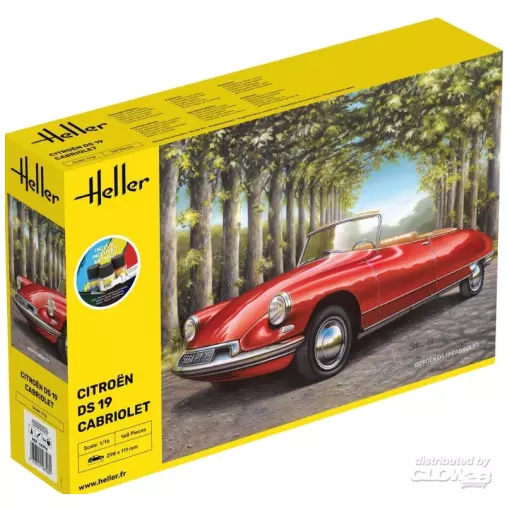 Citroen DS 19 Cabriolet - HELLER 56796 - 1/16