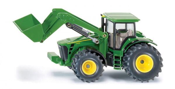 SIKU Farmer - Trattore John Deere con caricatore frontale, 1:50