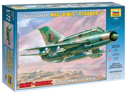 Kit modello aereo 7259 - Caccia sovietico MIG-21 BIS (1:72)
