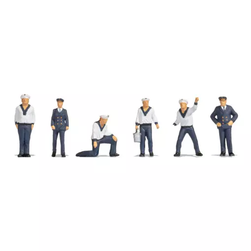 6 personaggi marinaio - NOCH 36046 - N 1/160