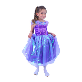 Costume da principessa viola per bambina (M)