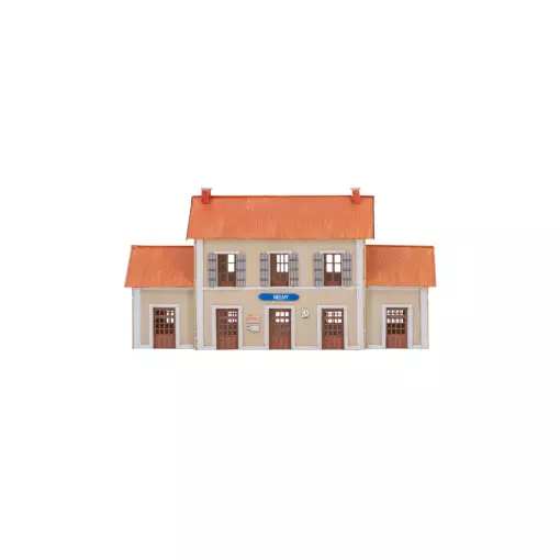 Bâtiment voyageur type Est (Kit) - Azar Models BAT006 - Z 1/220