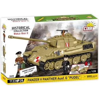 Cobi II WW Panzer V Panther Ausf. G "Pudel", 1:28, 1133 k, 2 f