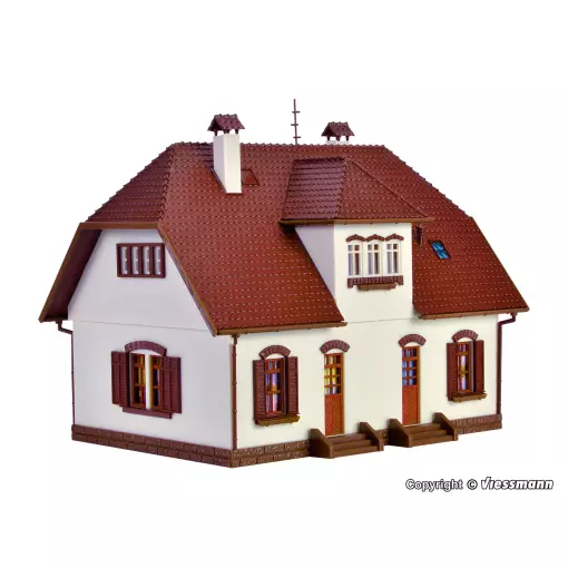 Casa bifamiliare bianca e marrone HO 1/87 - Area residenziale