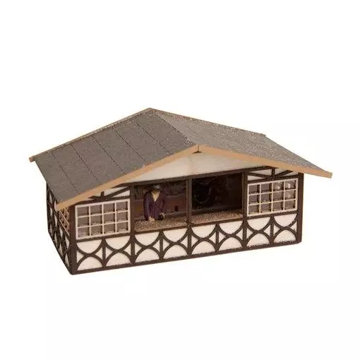 Bancarella del mercatino di Natale NOCH 14392 HO 1/87 - 80x50x35 mm