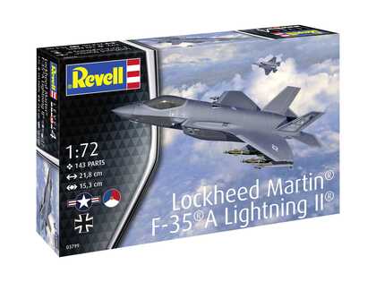 Plastic ModelKit aereo 03799 - F-35A (1:72)