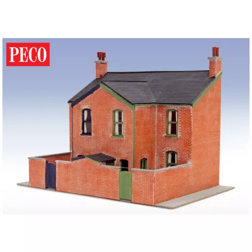 Dos de maison victoriens en bas-relief - Peco LK207 - OO/HO