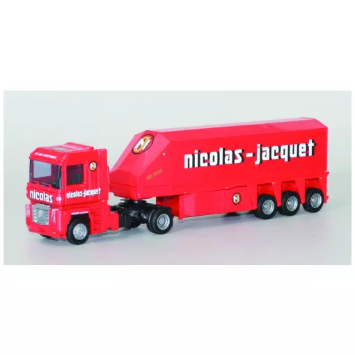Camion Renault Magnum - Innenlader-SZ "Nicolas Jacquet" - AWM 71044 - HO 1/87