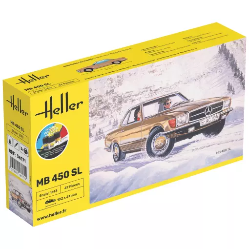 Starter kit MB 450SL - Heller 56171 - 1/43
