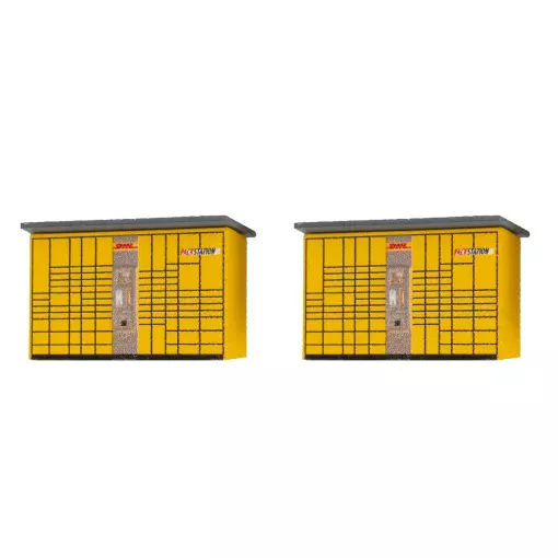 Lot de 2 lockers DHL - Faller 272921 - N 1/160
