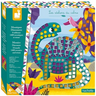 Janod mosaico Dinosauri Atelier Set Maxi 4+