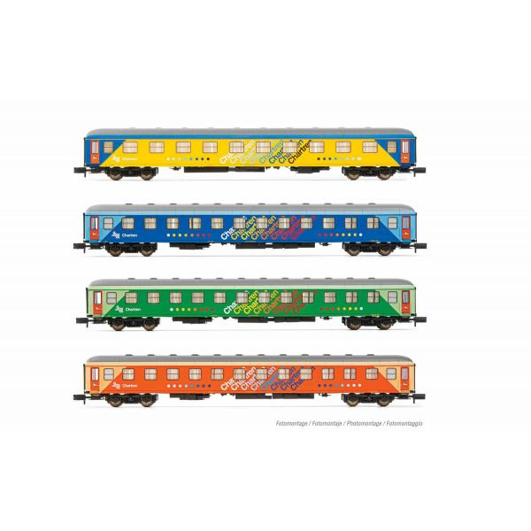 Arnold - Renfe 4-unit Pack Chartren Iv (12/21) * - ARN-HN4358
