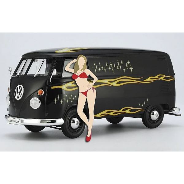 Hasegawa - 1/24 Volkswagen Typ 2 Lieferwagen M. Frau Sp464 (10/20) * - HAS652264