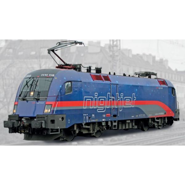 Jagerndorfer - H0 Dc E-lok Nightjet 1116.195 (9/21) * - JC28200