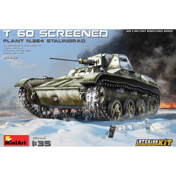 Miniart - T-60 Screened Interior Kit 1:35 (5/20) * - MIN35237