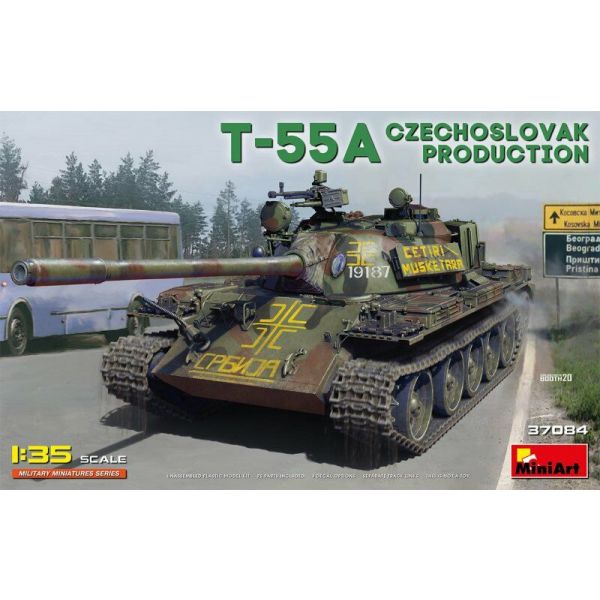 Miniart - 1/35 T-55a Czechoslovak Prod. - MIN37084
