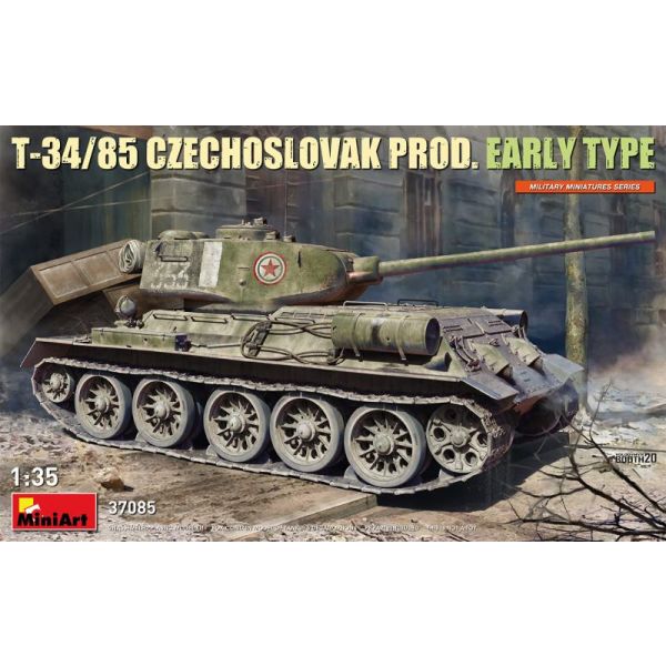Miniart - 1/35 T-34-85 Czechoslovak Prod. Early Type - MIN37085