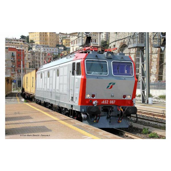 Rivarossi - Fs Mercitalia E.652 087 In Silver/red Vi (6/21) * - RIV-HR2797