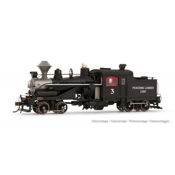 Rivarossi - Heisler Steam Loc 2 Trucks Pickering No. 3 (9/21) * - RIV-HR2881