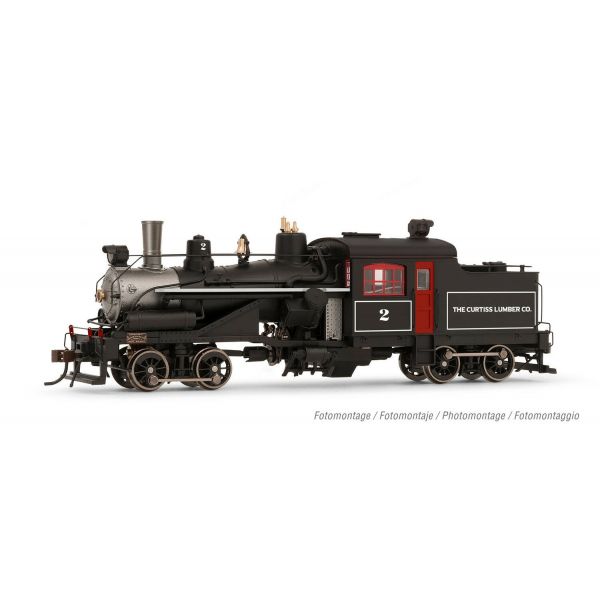 Rivarossi - Heisler Steam Loc 2 Trucks The Curtis No. 2 (9/21) * - RIV-HR2882