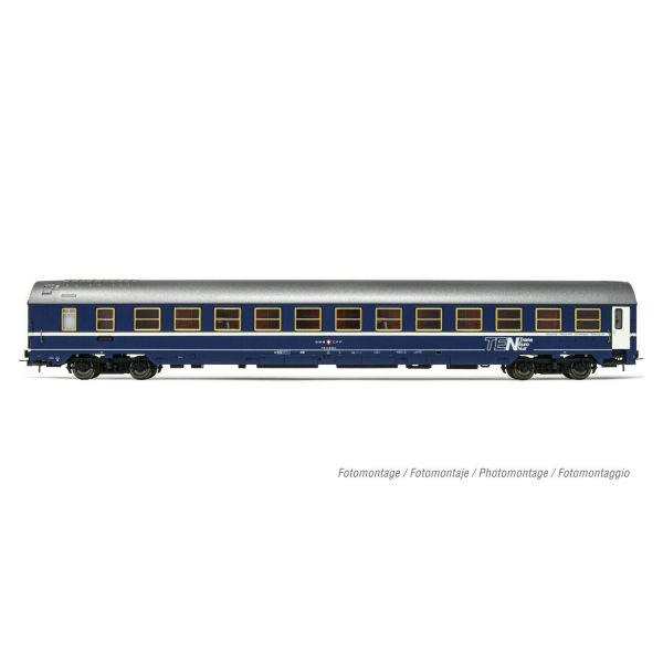 Rivarossi - Sbb Sleeping Coach Mu '64 Wmd Skirts Alu. Roof Iv (6/22) *riv-hr4334
