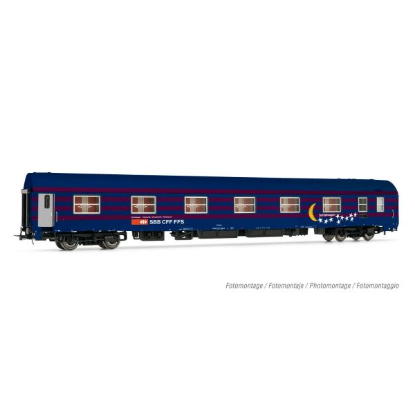 Rivarossi - Sbb Sleeping Coach Mu '68, Mond Und Sterne V (6/22) *riv-hr4335