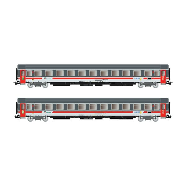 Rivarossi - Fs 2-p Uic-z1 Rebuilt 2nd Cl Intercity Giorno Vi (12/22) *riv-hr4356