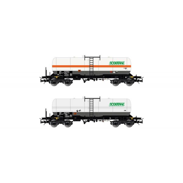 Rivarossi - Fs 2-p Tank Wagon 4 Axles Zag Grp White Orange V (12/21) * - RIV-HR6513