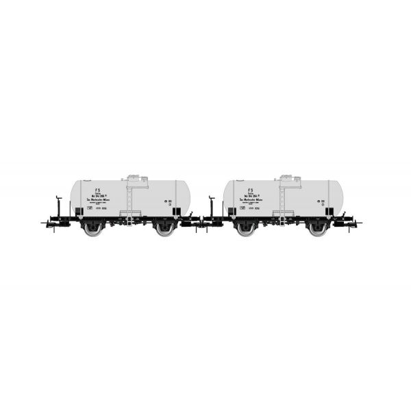 Rivarossi - Fs 2-p 2-axles Tank Wagons Big Tank Montecatini Iii (9/21) * - RIV-HR6519