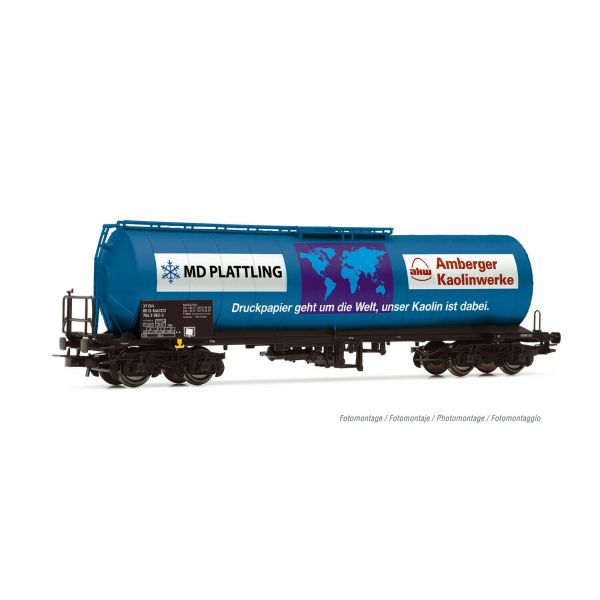 Rivarossi - Nacco 4-axle Iso.tank Wagon Amberger Kaolin Vi (12/22) *riv-hr6548