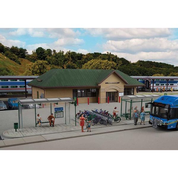 Walthers - 1/87 Moderne Bushaltestelle (6/21) *wa533552