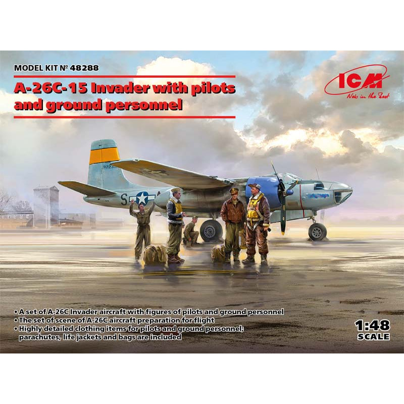 A-26C-15 con piloti. ICM 48288