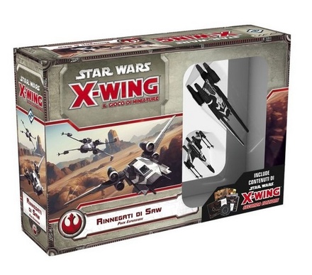 STAR WARS X-WING : RINNEGATI DI SAW Miniatura Espansione Gioco da Tavolo
