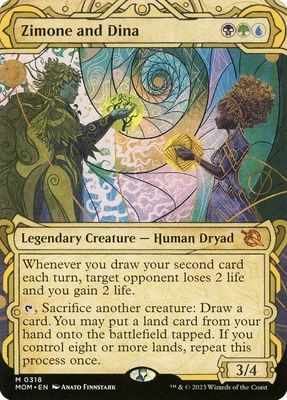 Zimone and Dina March of the Machine Foil