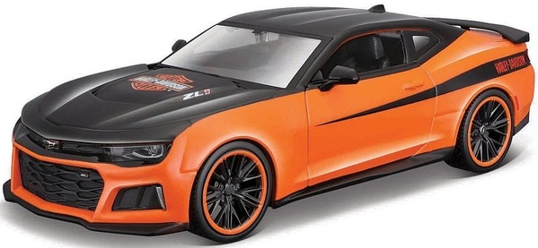 Maisto - Harley-Davidson Custom, Chevrolet Camaro ZL1 del 2017, 1:24