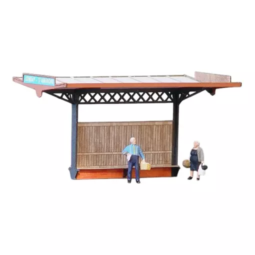 Abri de Quai PO 2 Voies (Condat-Saint-Amandin) - Régions et Compagnies GAR404 - HO 1/87