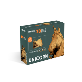 Cartonic Puzzle 3D in cartone Unicorno