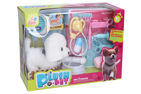 Cane bianco di 15 cm