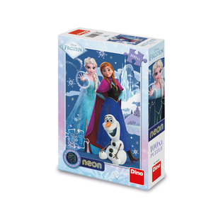 Puzzle Frozen: Sorelle magiche 100 xl pezzi neon