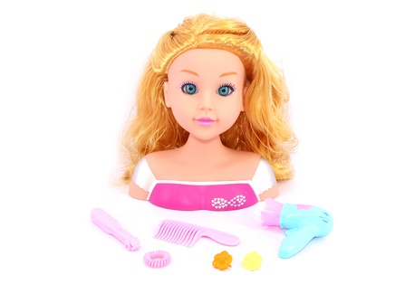 Testina per pettinatura set 22 cm