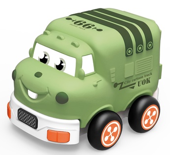 Auto con volto RC 13 cm