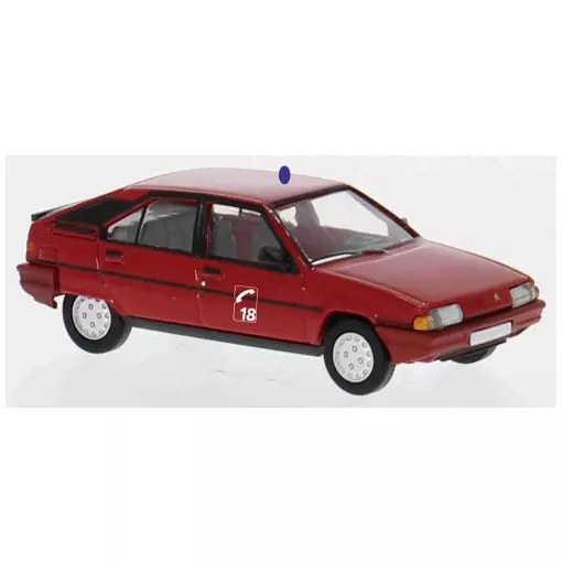 Citroën BX phase 1, 1983, pompiers - SAI 6497 - HO 1/87