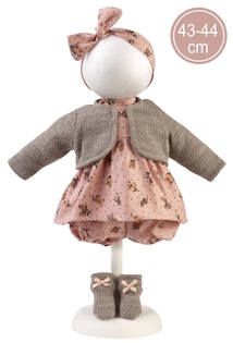 Llorens M844-01 abbigliamento per bambola neonato NEW BORN taglia 43–44 cm