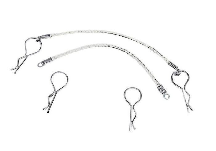 Absima Clip per carrozzeria con fermaglio grigio (x4) 240026