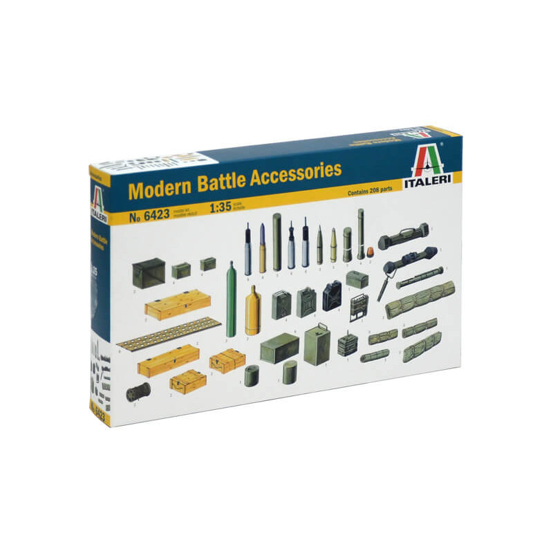 Accessori da battaglia moderni. ITALERI 6423