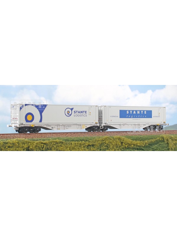ACME 40398 Scala HO Carro intermodale VTG con 2 casse mobili furgonate “STANTE”