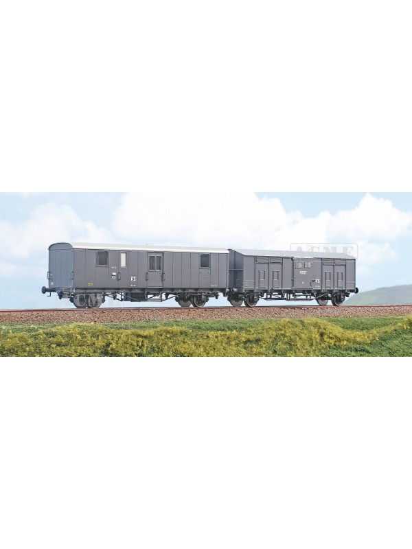 ACME 55351 Scala HO Set "Postale" UM 7019 + UFF 9051 grigio ardesia FS ep. IV