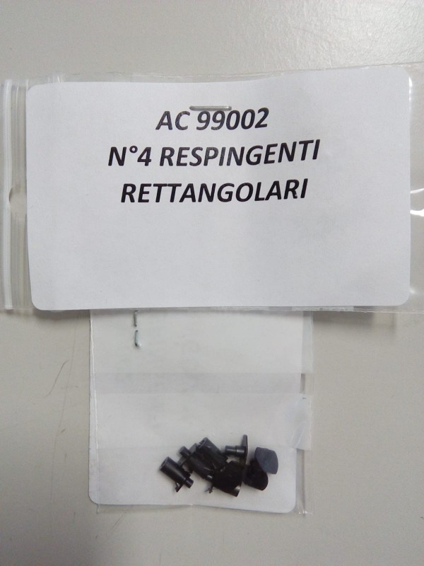 ACME 99002 Scala HO Respingenti FS a piatto rettangolare completi di fusto 4 pz.