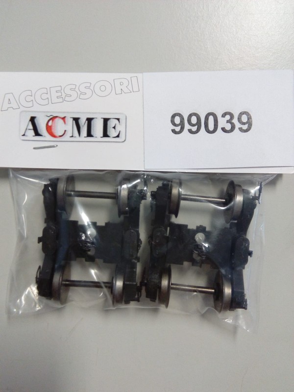 ACME 99039 Scala HO Set due carrelli FIAT 71/95 con assali